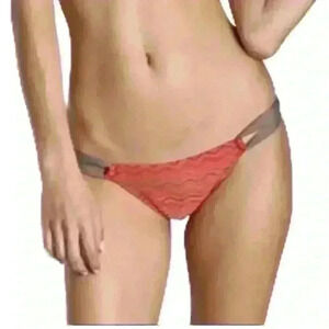 L*Space- "Taboo" Bikini Bottomin Red/ Taupe Size
Small- NWT!